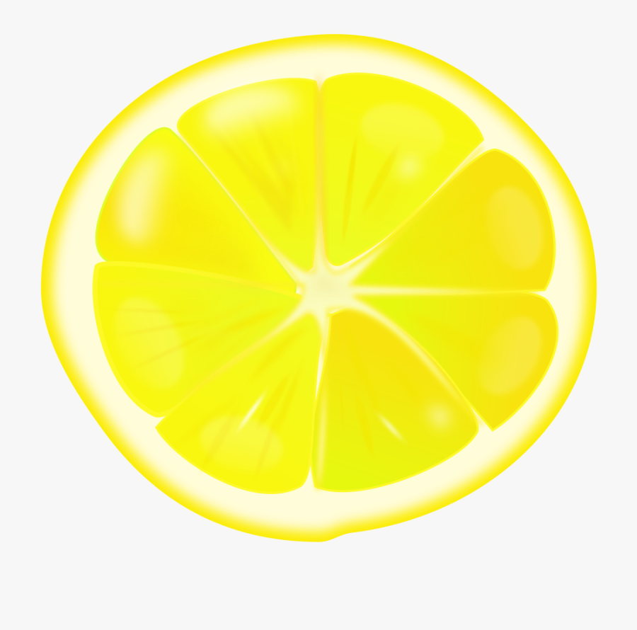 Lemon,symmetry,food - Circle, Transparent Clipart