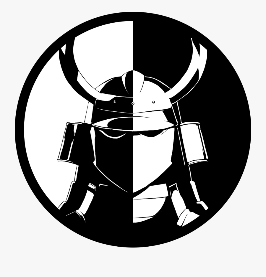 Bushido Black And White, Transparent Clipart