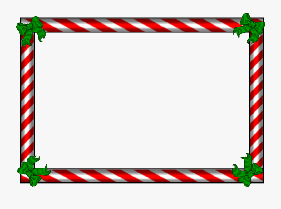 Download Banner Download Santa Hat Two Isolated Stock - Christmas Candy Cane Frames Clipart, Transparent Clipart