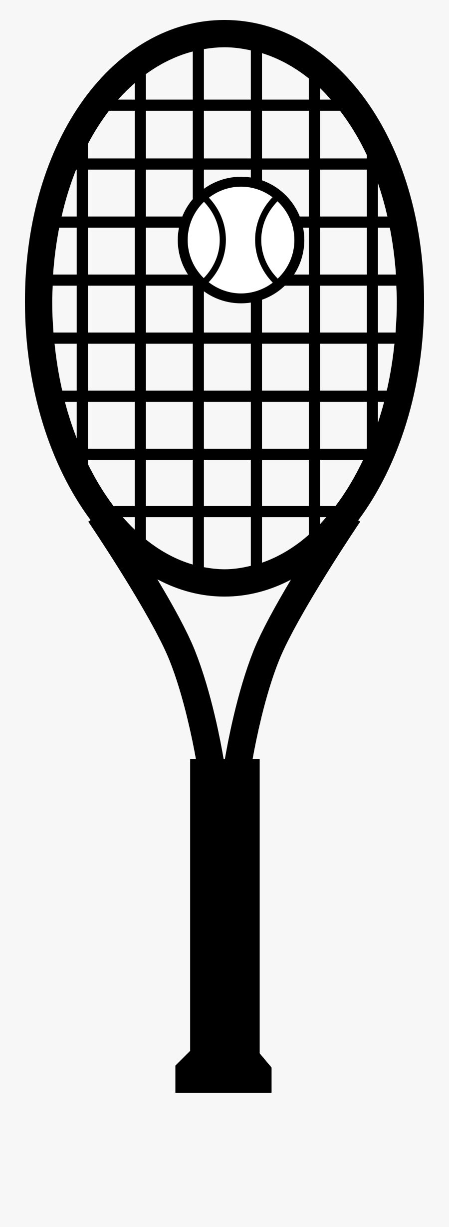 Clip Art Tennis Racket, Transparent Clipart