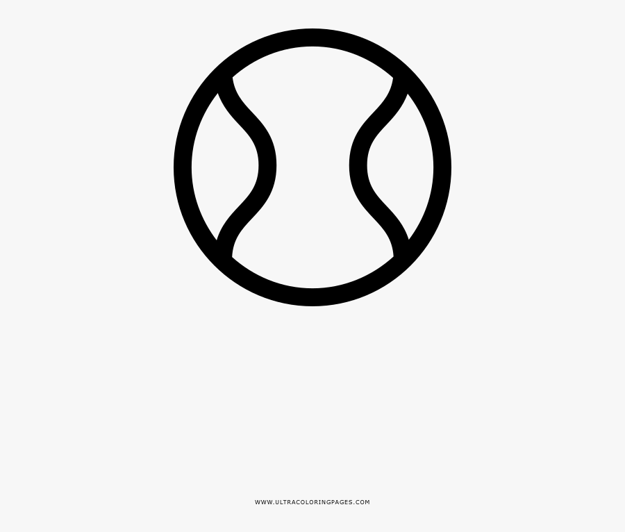 Tennis Ball Coloring Page - Simple Circuits For Kids, Transparent Clipart