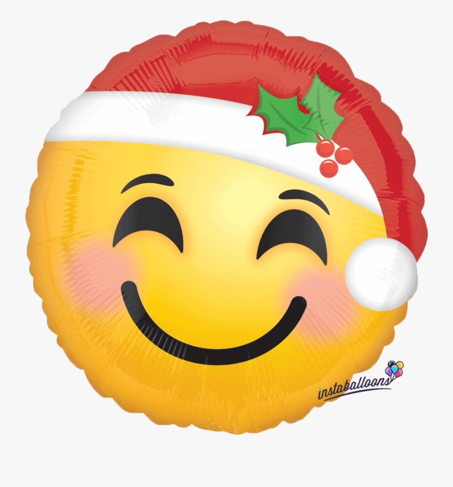 Clip Art Santa Hat Emoji - Emoji Santa Hat, Transparent Clipart
