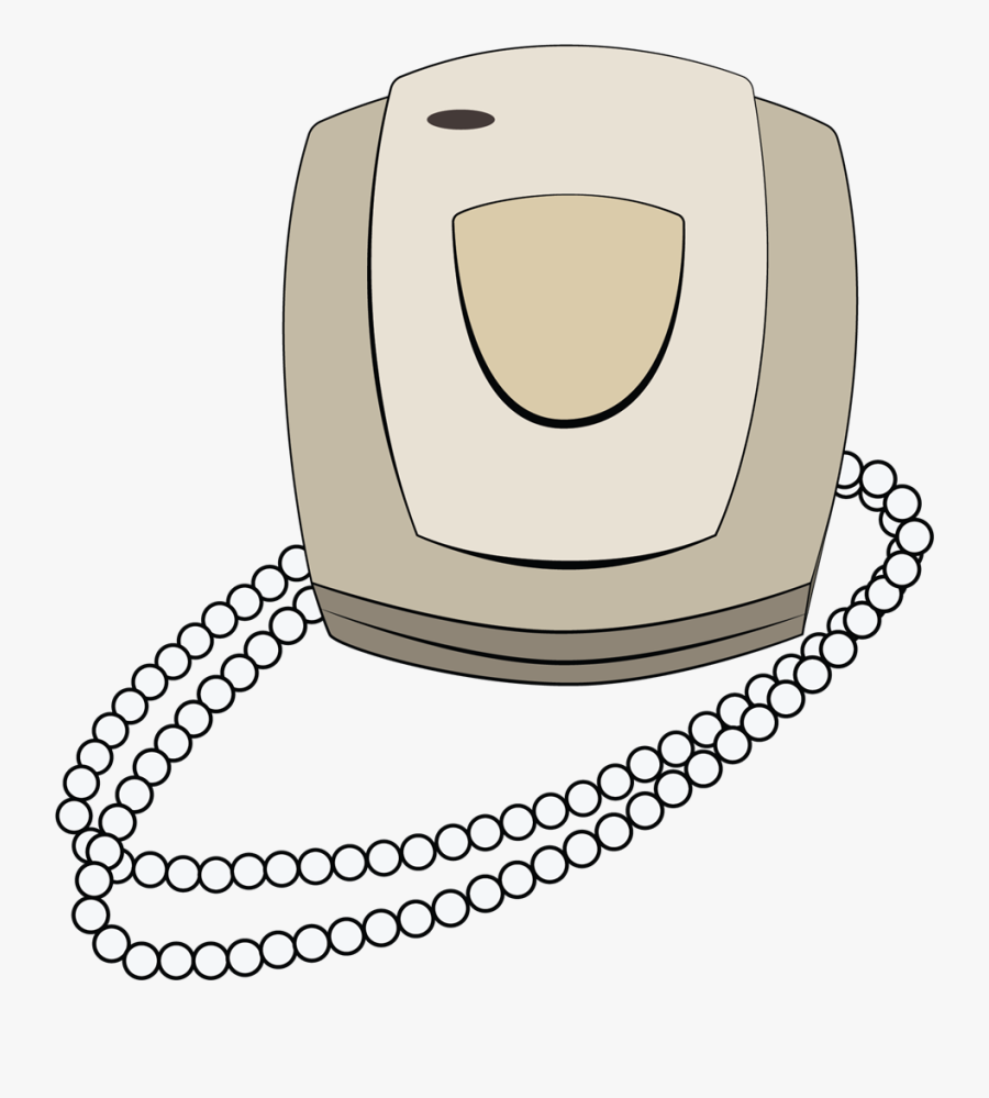 Wireless Call System For Assisted Living - Nursing Home Pendant, Transparent Clipart