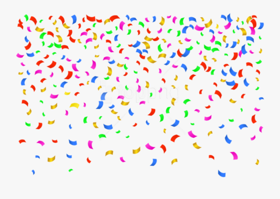 Confetti Transparent Background Png - Transparent Background Confetti Clipart, Transparent Clipart
