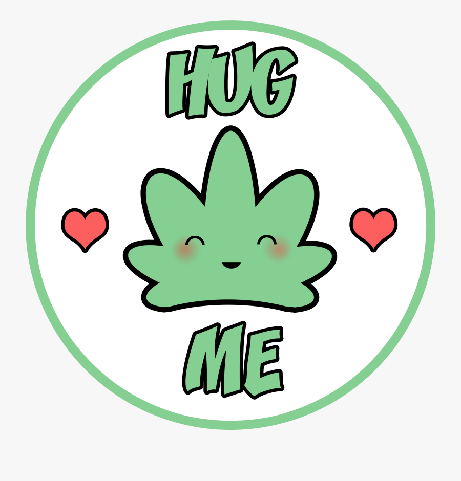 Weeds Clipart Aesthetic - Marijuana Kawaii, Transparent Clipart