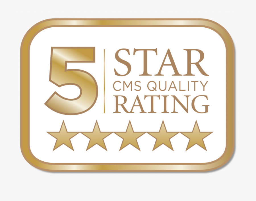 5 Star Cms Quality Rating, Transparent Clipart