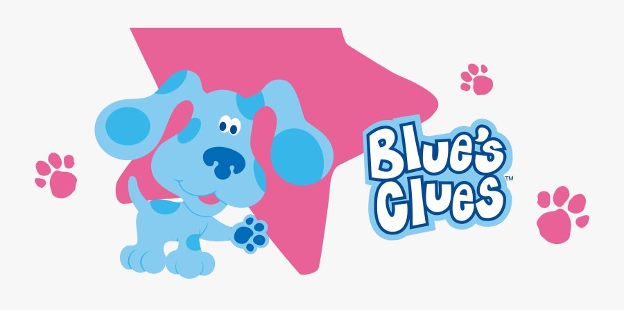 Blue"s Clues Clip And Text Pink Background Clipart - Background Design Blues Clues, Transparent Clipart