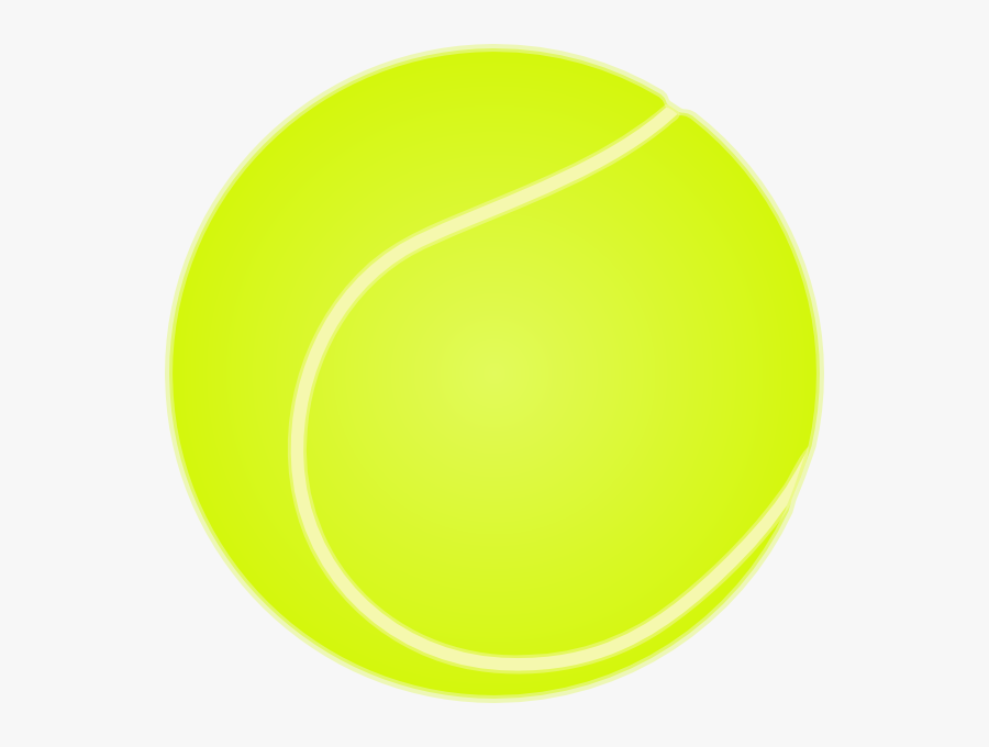 Tennis Clip Art At Clker - Yellow Solid Circle Png, Transparent Clipart