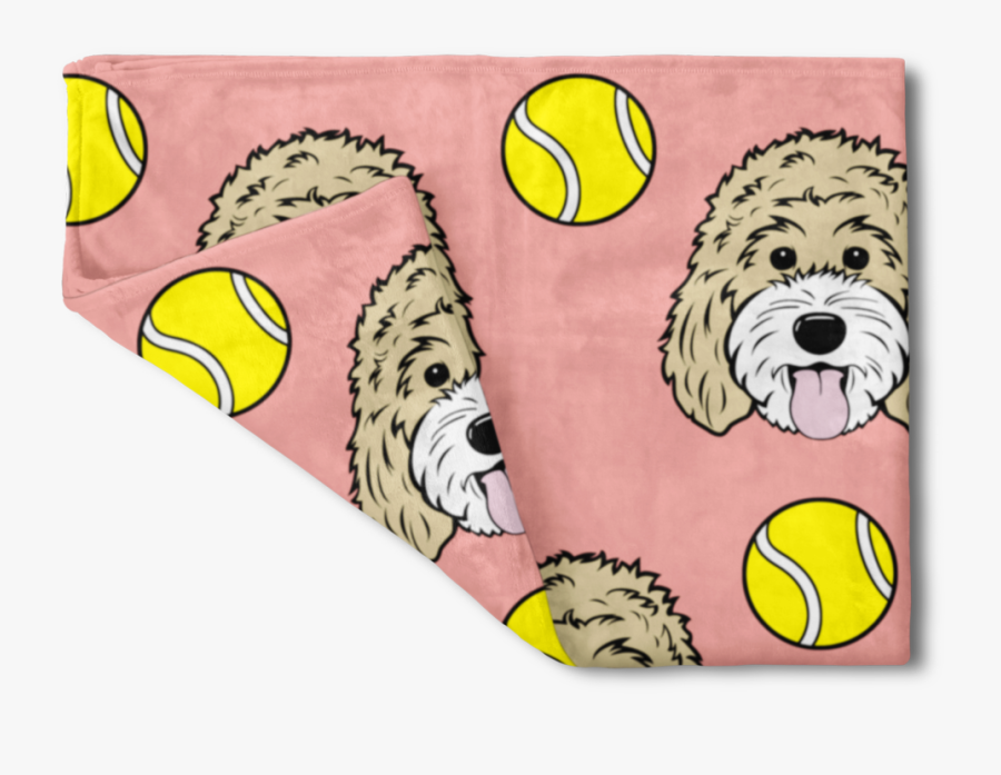 Tennis Ball Pattern Fleece Blanket - Cartoon, Transparent Clipart