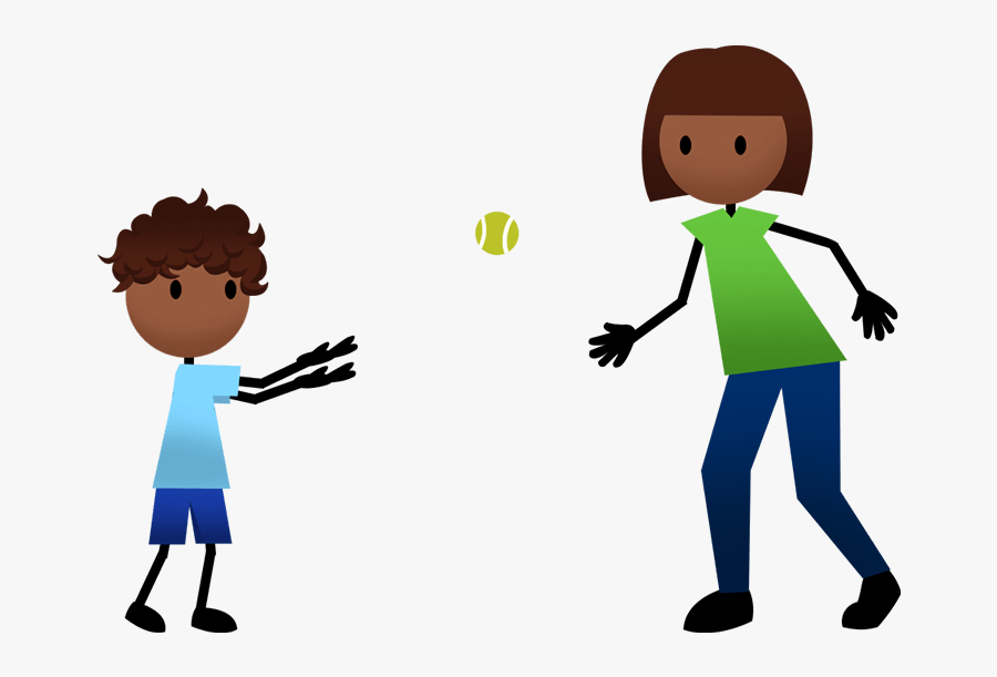 Throwing And Catching Tennis Ball, Transparent Clipart