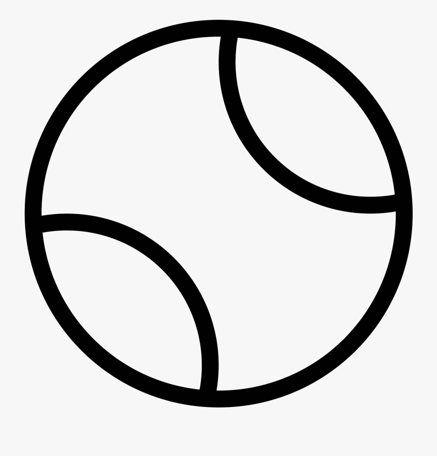 Transparent Tennis Ball Clipart - Cross Hair, Transparent Clipart