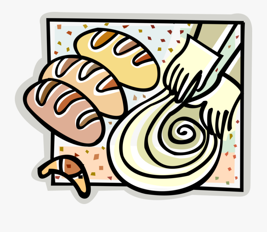 Bake Clipart Bread Dough - パン 作り イラスト 無料, Transparent Clipart