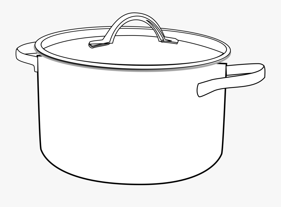 Line Art,serveware,angle Cooking Pot Clip Art , Free Transparent