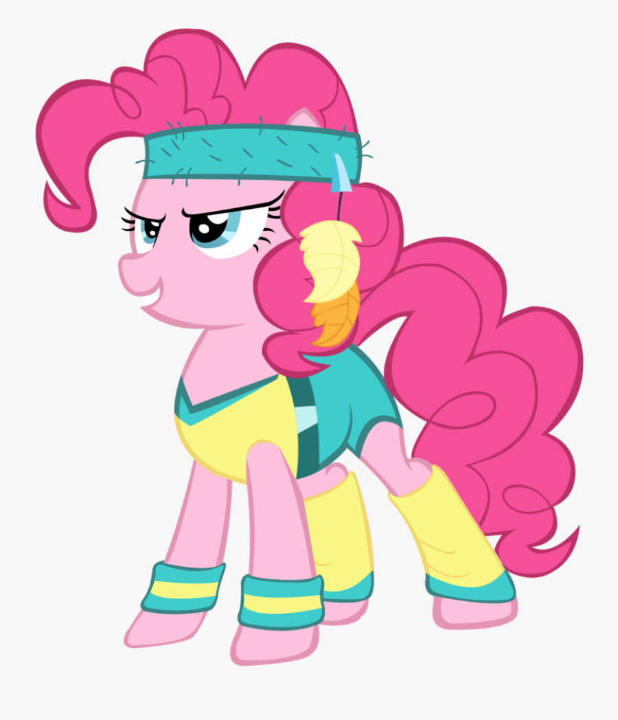 Pinkiepie Ready To Workout - My Little Pony Working Out, Transparent Clipart