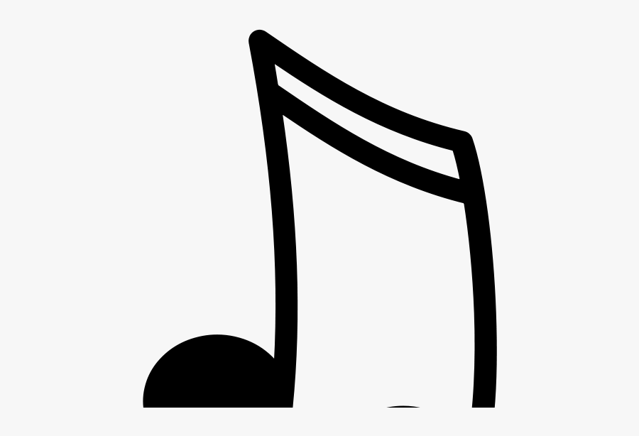 Music Note Silhouette Png, Transparent Clipart