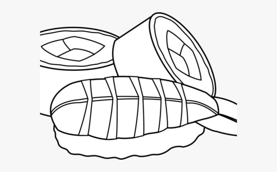 Sushi Clipart Food - Drawing Sushi Clip Art, Transparent Clipart