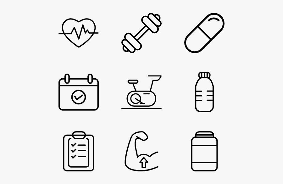 Fitness - Smart Parking Icon, Transparent Clipart