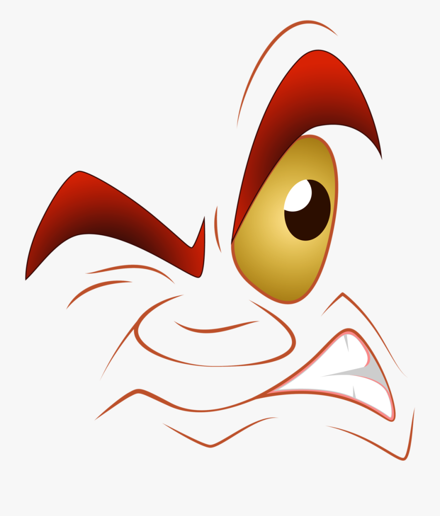 Scared Clipart Eye Shut - Face, Transparent Clipart