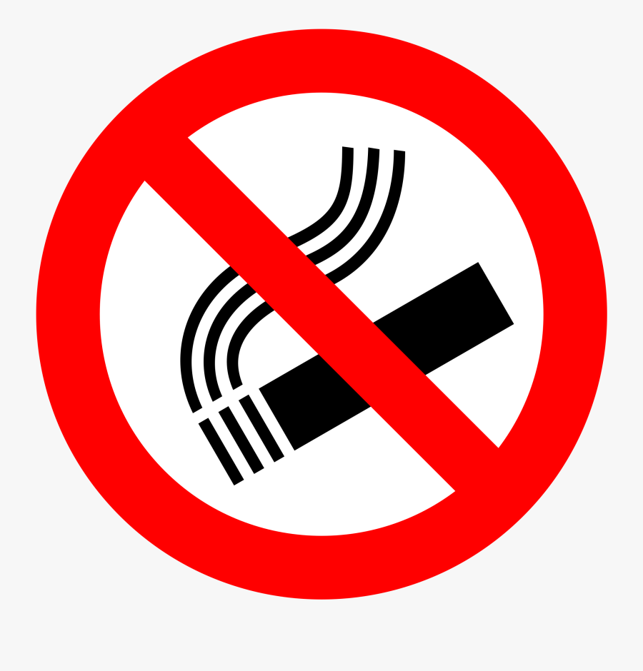 No Smoking Sign Transparent Background, Transparent Clipart