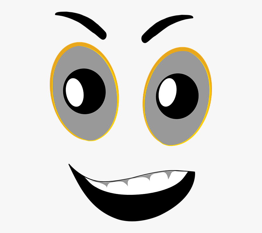 Free Vector Graphic - Scared Face, Transparent Clipart