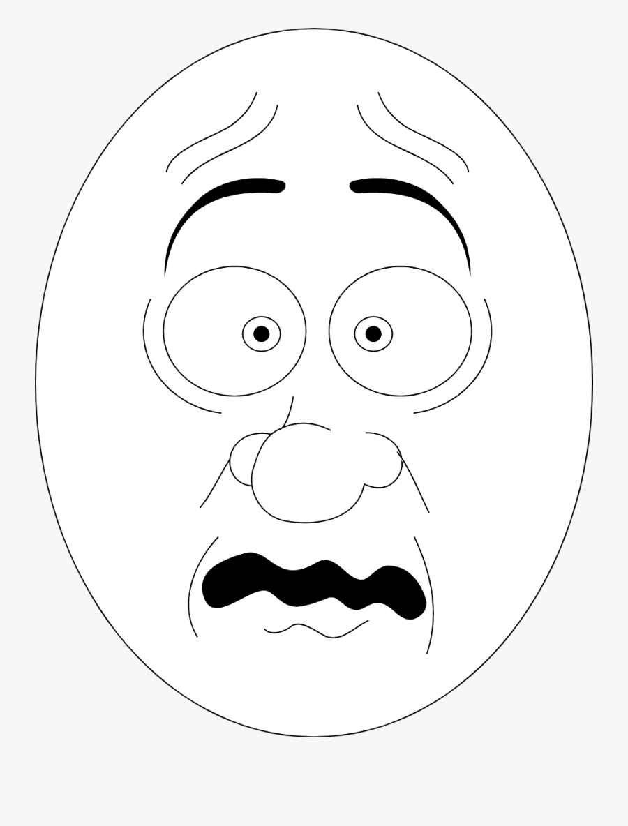 Scared Clipart, Transparent Clipart