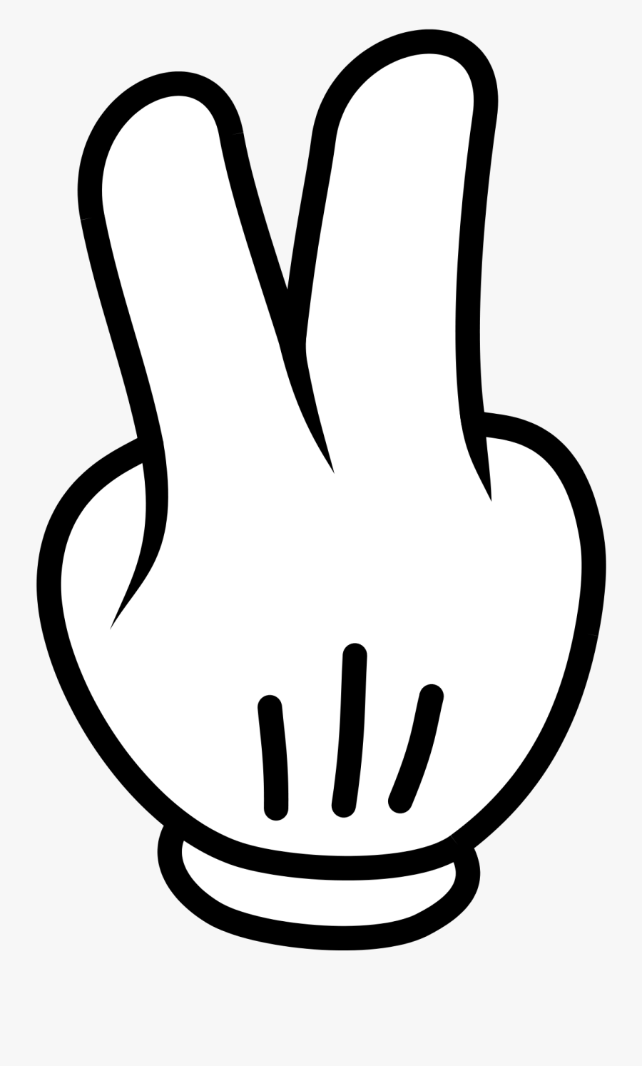 Clip Art Middle Finger Hd Photos Clipart - Mickey Mouse 3 Fingers, Transparent Clipart