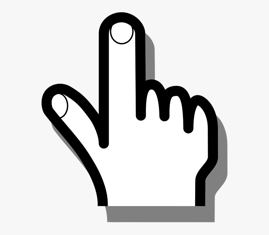 Middle Finger Clipart Clipart - Pointing Finger Transparent Background, Transparent Clipart