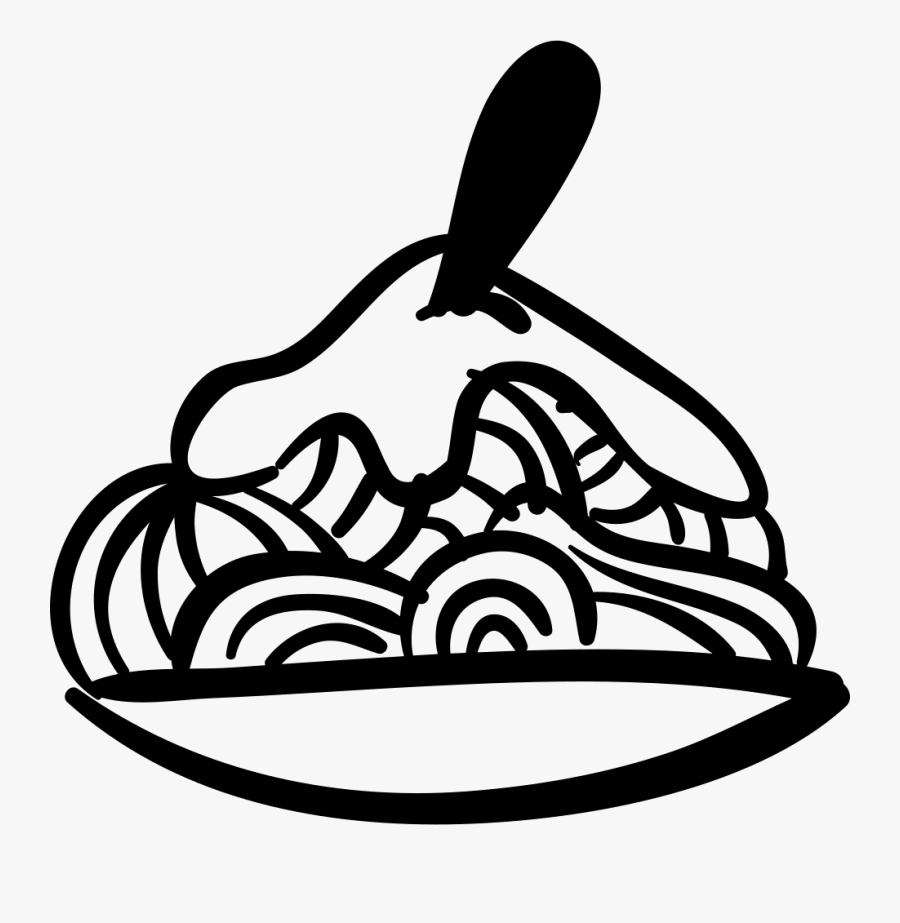 Food Clipart Plate - Food Drawing No Background, Transparent Clipart