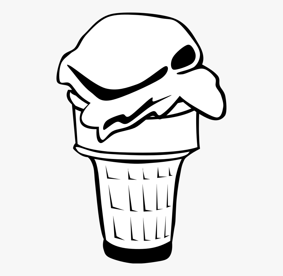 Clip Art Frozen Food Clipart - Ice Cream Cone Clip Art, Transparent Clipart