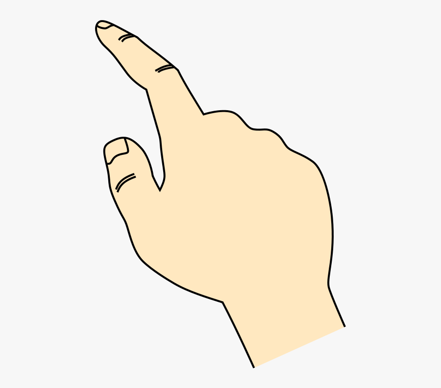 Line Art,angle,thumb - Finger Clipart, Transparent Clipart
