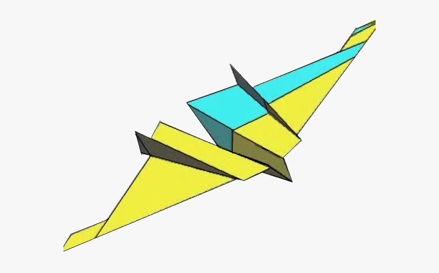 Paper Plane - Triangle, Transparent Clipart