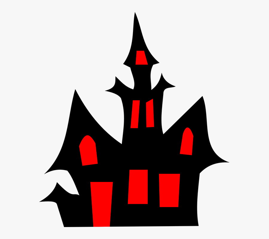 Halloween Scary House Clip Art At Clker - Creepy Clipart, Transparent Clipart