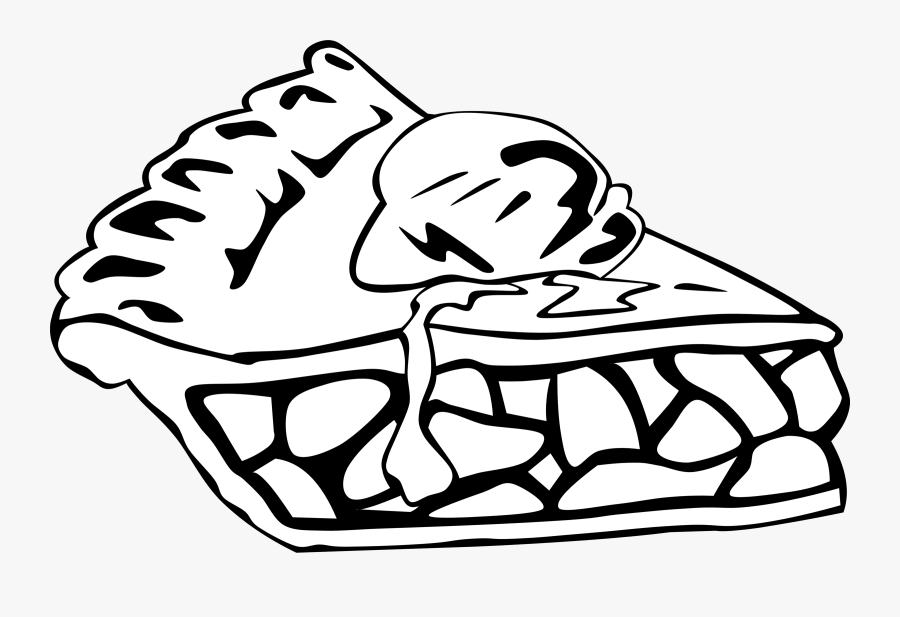 Slice Pie Clip Arts - Pie Clipart Black And White, Transparent Clipart