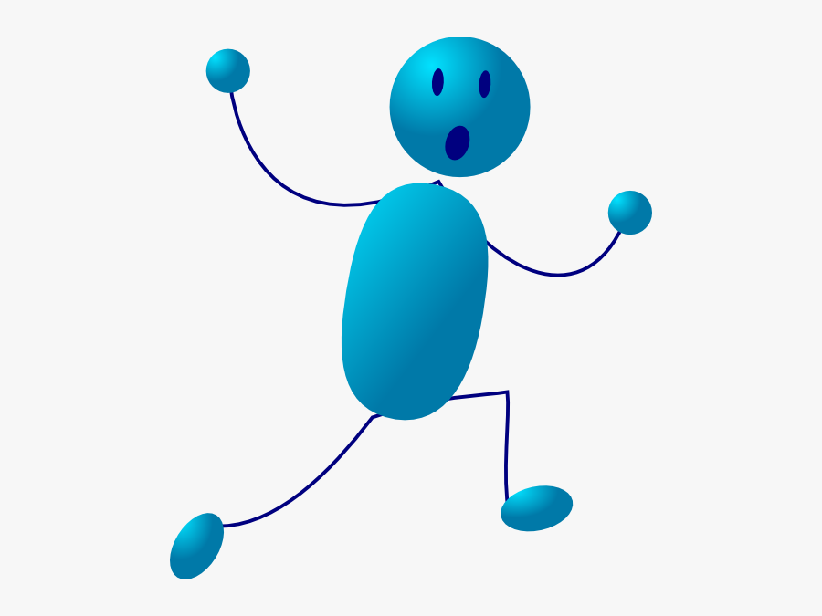 Scared Stick Figure Clipart, Transparent Clipart