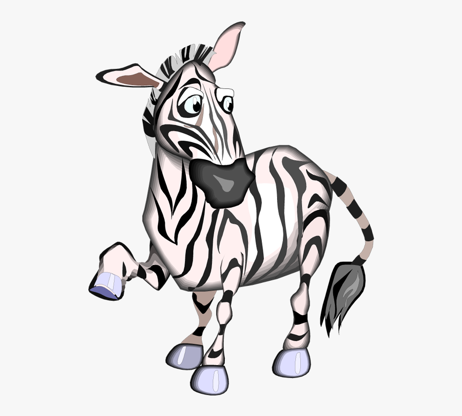 Zebra Clipart Free Image - Dancing Zebra Cartoon Gif, Transparent Clipart