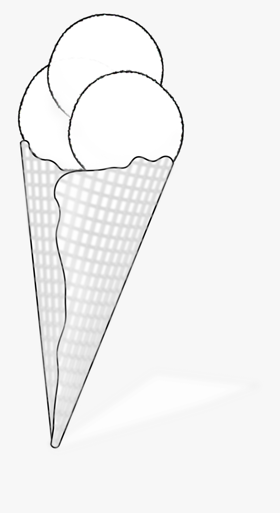 Food Ice Sweet Ice Black White Line Art 555px, Transparent Clipart