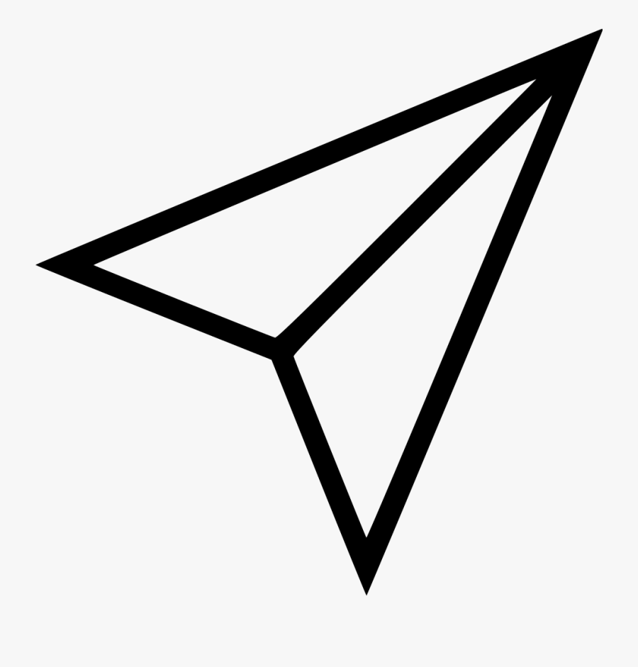 Instagram Paper Airplane Icon, Transparent Clipart