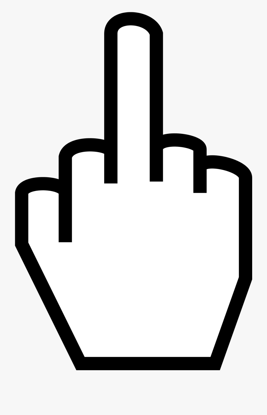 Middle Finger Shop Of - If You Could Fuck Off Over There, Transparent Clipart