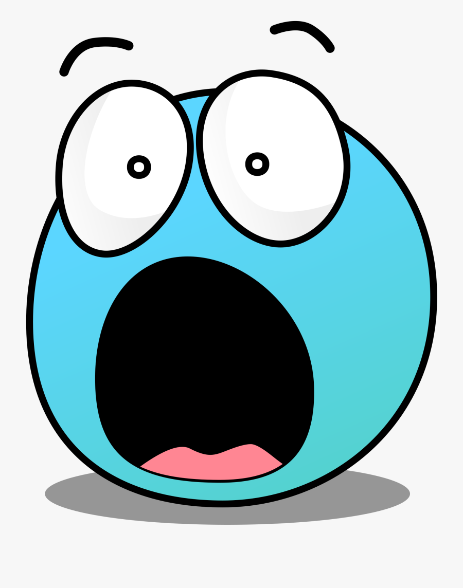 Scared Face Png - Shocked Clipart, Transparent Clipart