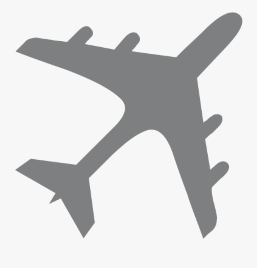 Airplane Clipart Moving - Airplane Silhouette, Transparent Clipart