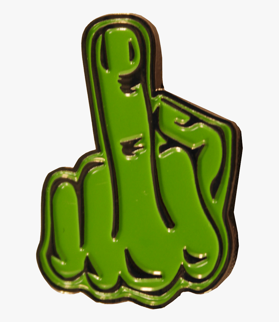 Dime Bags Middle Finger Hat Pin - Illustration, Transparent Clipart