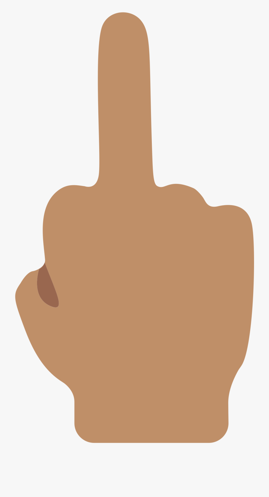 File Emoji U Wikimedia Commons Png Middle Finger Emoji - Middle Finger Png, Transparent Clipart
