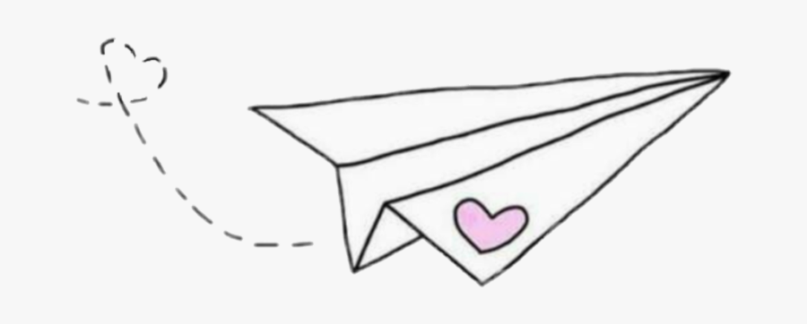 #airplane #paperairplane #paperairplanes #origami #notes - Sketch, Transparent Clipart