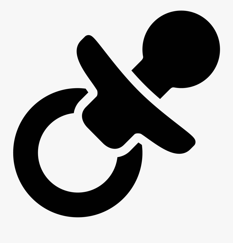 Pacifier Filled Icon - Baby Pacifier Icon, Transparent Clipart