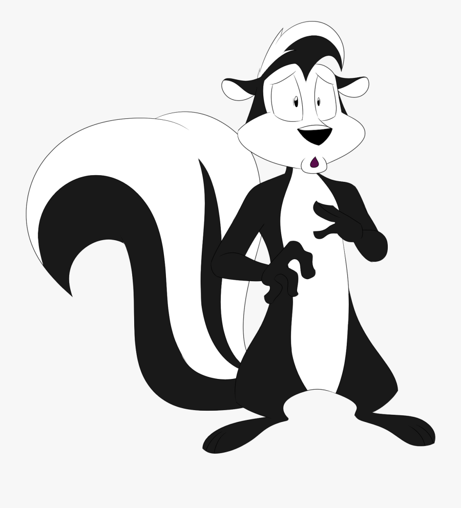 Worried Pepe Fan Art - Pepe Le Pew Fanart, Transparent Clipart