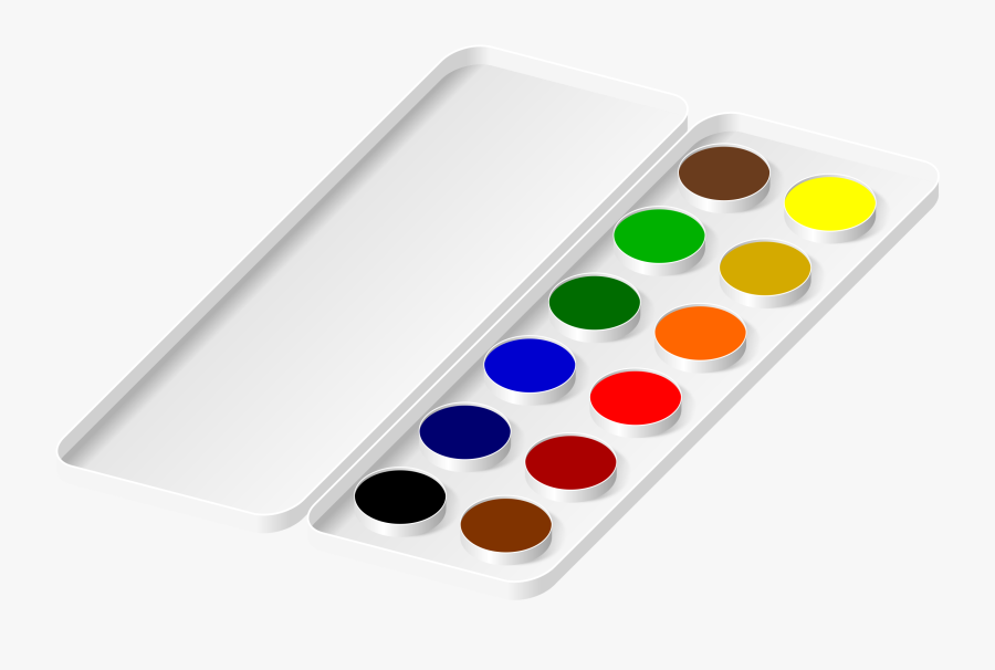 Material,watercolor Painting,palette - Watercolor Paints Clipart Png, Transparent Clipart