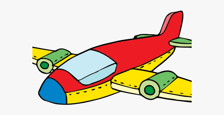 Plane Clipart Jetliner - Toy Plane Clipart Png, Transparent Clipart