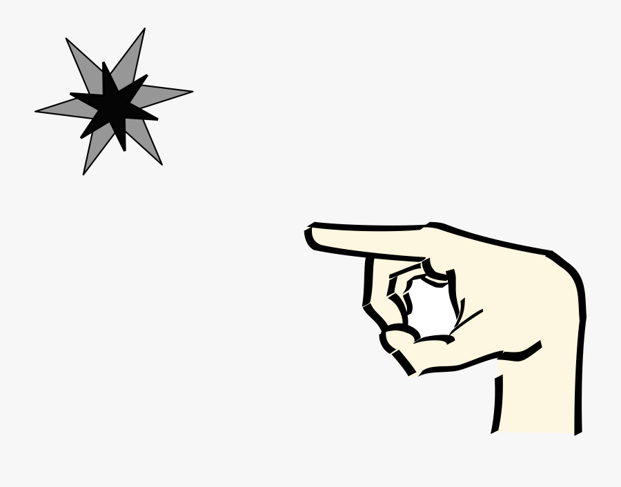 Transparent Finger Clipart - Pointing Hand For This And That Clipart Png, Transparent Clipart