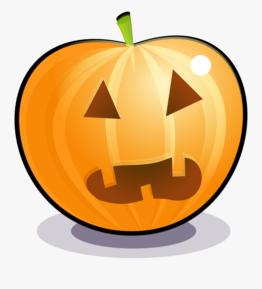 Scared Pumpkin - Halloween Pumpkins Drawings, Transparent Clipart