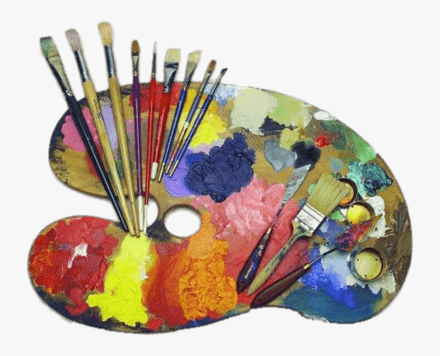 Paint Palette Png Pic - Transparent Artist Palette Png, Transparent Clipart